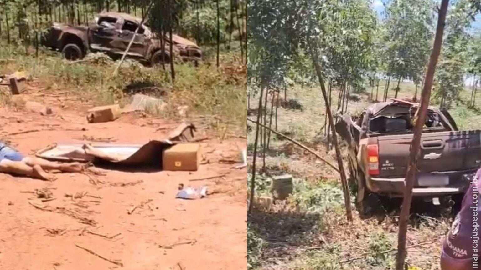 Morre traficante que capotou S10 carregada com 1,5 tonelada de maconha em MS Morre traficante que capotou S10 carregada com 1,5 tonelada de maconha em MS