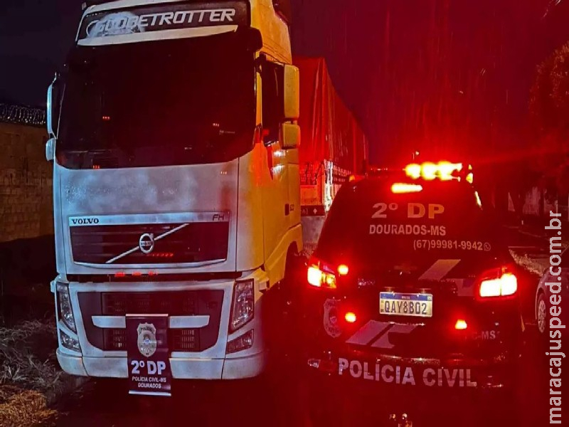 Polícia cumpre sequestro de caminhão e semirreboque de estelionatário em MS Polícia cumpre sequestro de caminhão e semirreboque de estelionatário em MS