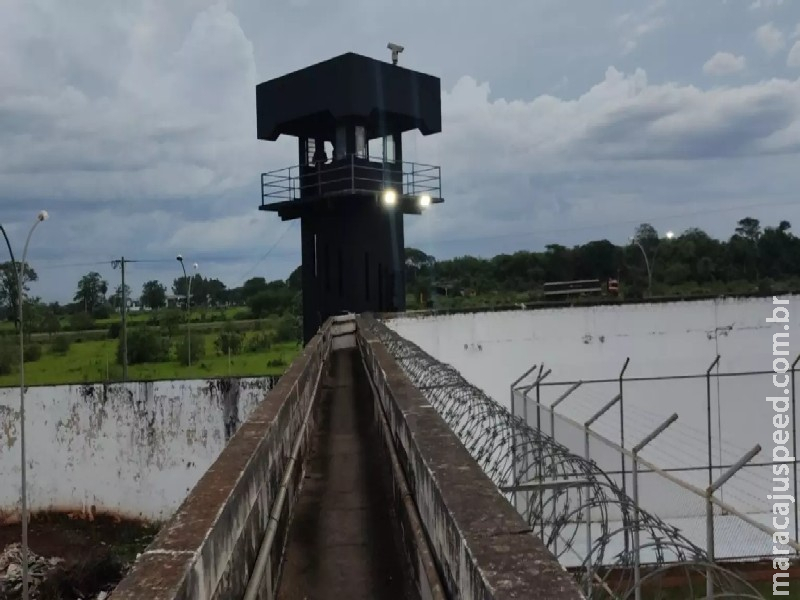 Polícia Penal usa ‘Torre Negra’ para camuflar e reforçar segurança em presídios de MS Polícia Penal usa ‘Torre Negra’ para camuflar e reforçar segurança em presídios de MS