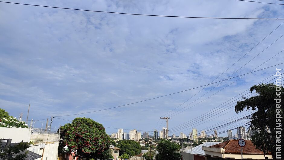Previsão de sol e tempestades isoladas nesta quarta em MS Previsão de sol e tempestades isoladas nesta quarta em MS