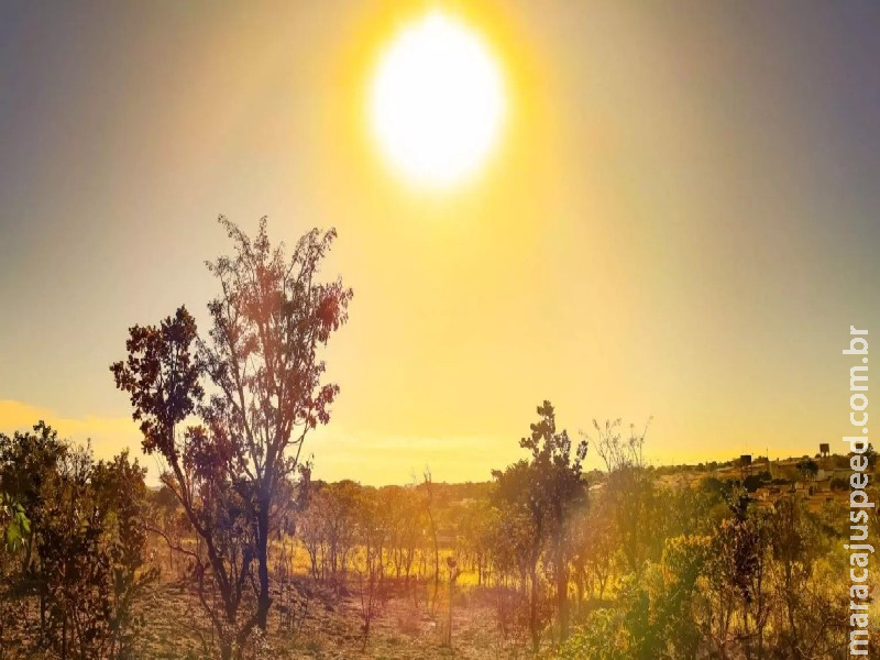 Calorão predomina e temperaturas podem chegar aos 37ºC em MS neste sábado