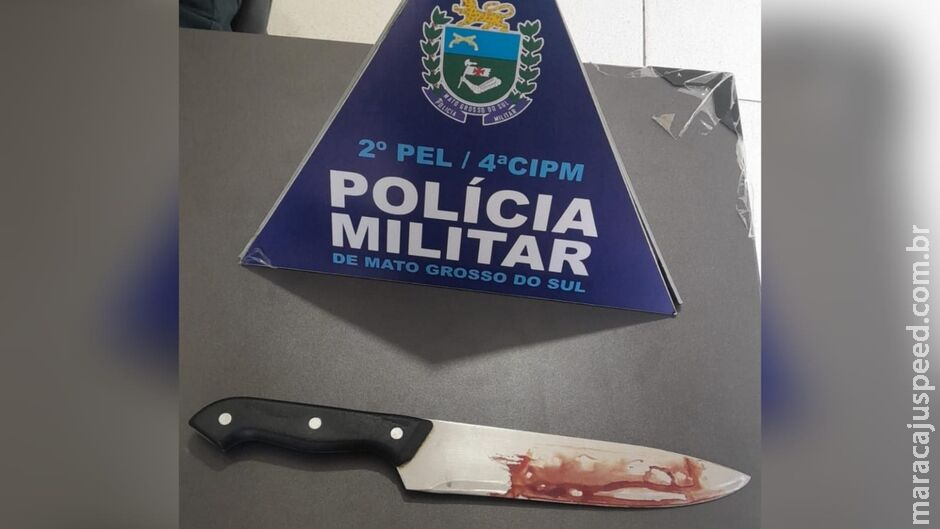 Homem é esfaqueado por colega durante bebedeira em Ladário Homem é esfaqueado por colega durante bebedeira em Ladário