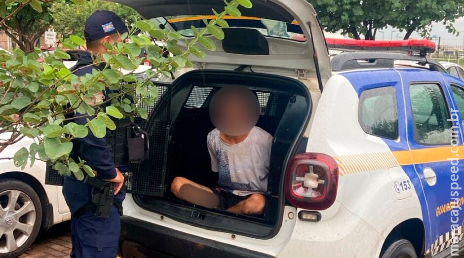 Homem é preso por agredir esposa grávida em Campo Grande Homem é preso por agredir esposa grávida em Campo Grande