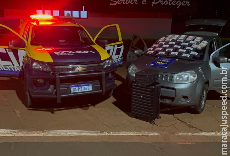 Homem é preso transportando quase 30 quilos de cocaína em veículo Homem é preso transportando quase 30 quilos de cocaína em veículo