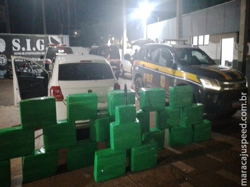 Maracaju: PRF apreende 373 Kg de maconha e recupera veículo Maracaju: PRF apreende 373 Kg de maconha e recupera veículo