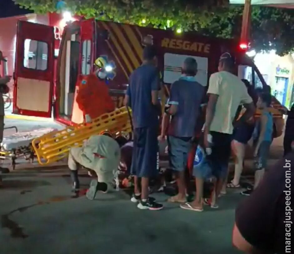 Menino em bicicleta é atropelado por picape e tem fratura exposta em Bonito Menino em bicicleta é atropelado por picape e tem fratura exposta em Bonito
