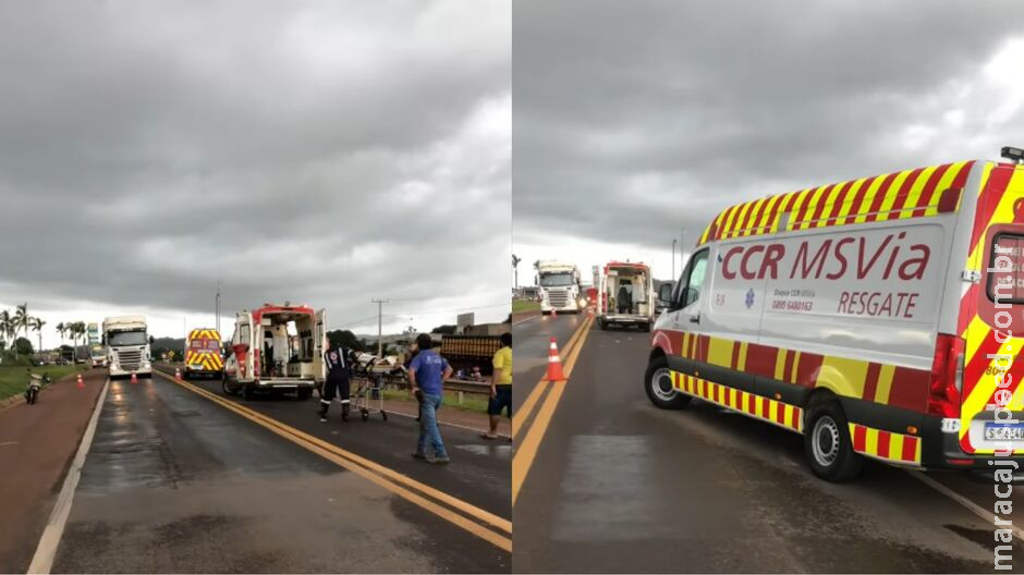 Morre criança atropelada por motociclista na BR-163, em Rio Verde Morre criança atropelada por motociclista na BR-163, em Rio Verde