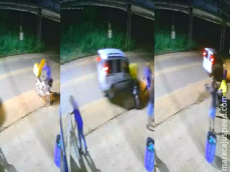 Motorista embriagado atropela motoentregador, tenta fugir e é preso Motorista embriagado atropela motoentregador, tenta fugir e é preso