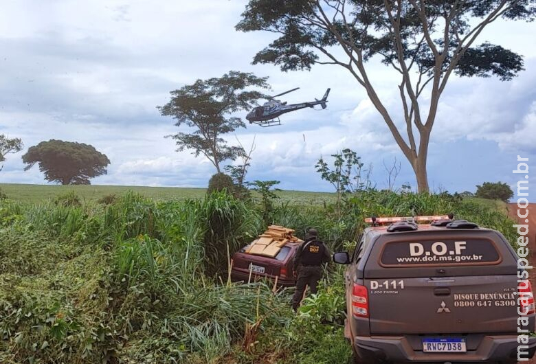 Polícia apreende veículo com 380 quilos de maconha em Itaporã Polícia apreende veículo com 380 quilos de maconha em Itaporã