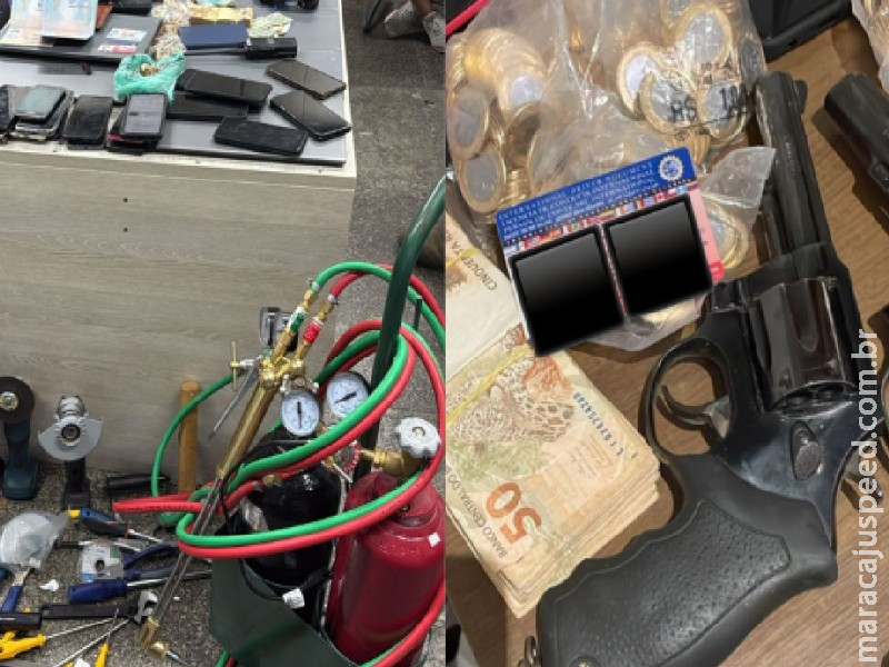 Polícia prende trio que "fez a limpa" em duas agências bancárias de Campo Grande 