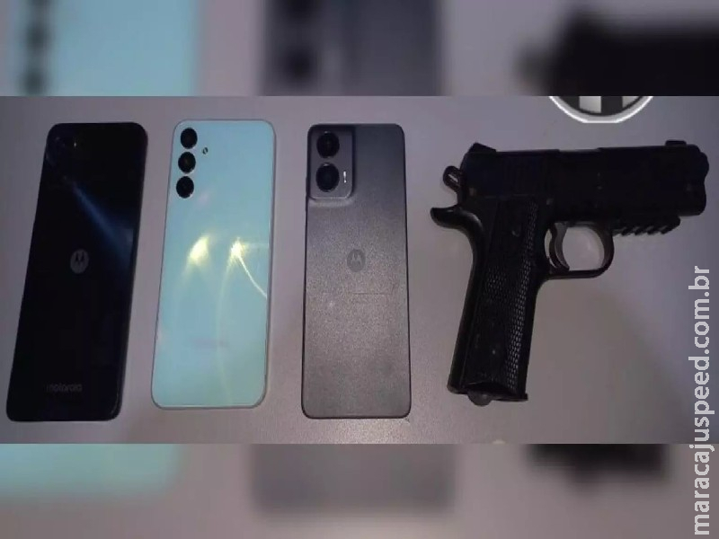 Adolescentes roubam carro de motorista de aplicativo com simulacro em Anastácio Adolescentes roubam carro de motorista de aplicativo com simulacro em Anastácio