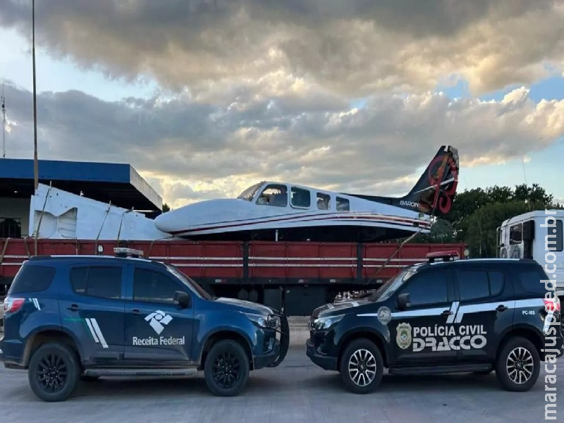 Aeronave com peças irregulares é apreendida em caminhão em MS Aeronave com peças irregulares é apreendida em caminhão em MS