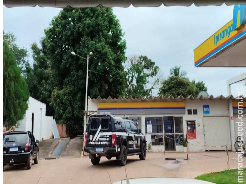 Bandidos arrombam lotérica, posto de gasolina e levam R$ 30 mil em MS