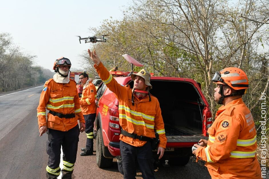 Calor e pouca chuva fazem Governo de MS iniciar ações de combate a incêndios florestais Calor e pouca chuva fazem Governo de MS iniciar ações de combate a incêndios florestais