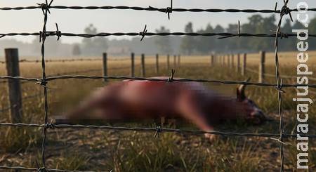 Criminosos invadem propriedade e abatem animal no Assentamento Alambari Criminosos invadem propriedade e abatem animal no Assentamento Alambari