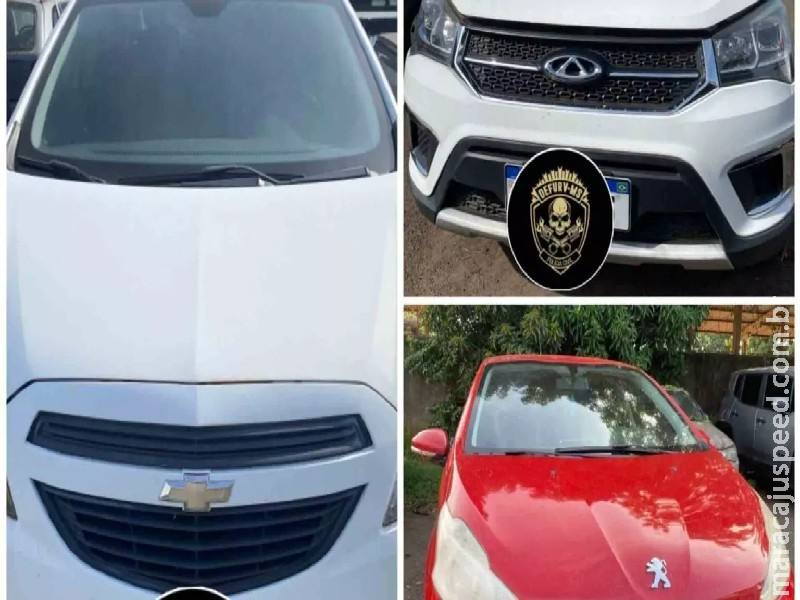 Dupla é presa em casa usada para adulteração e venda de carros roubados em Campo Grande Dupla é presa em casa usada para adulteração e venda de carros roubados em Campo Grande
