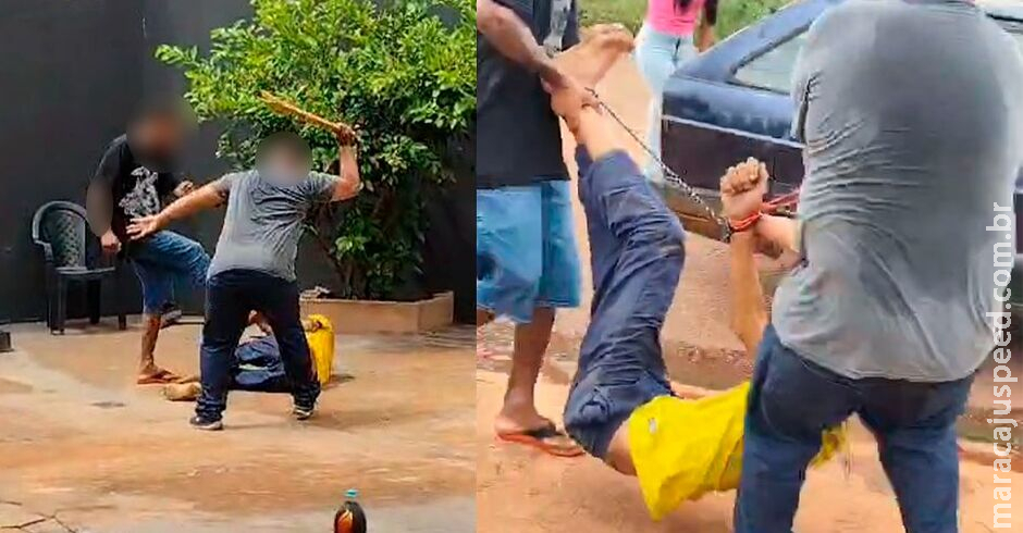 Gravações mostram homem sendo torturado antes de ser abandonado no Centro-Oeste Gravações mostram homem sendo torturado antes de ser abandonado no Centro-Oeste