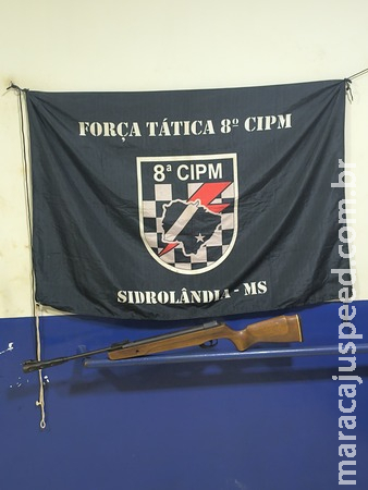 Homem armado ameaça ex-companheira e foge antes da chegada da polícia em Sidrolândia Homem armado ameaça ex-companheira e foge antes da chegada da polícia em Sidrolândia
