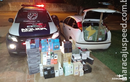 PM de Sidrolândia apreende carga irregular durante patrulhamento na MS-162 PM de Sidrolândia apreende carga irregular durante patrulhamento na MS-162