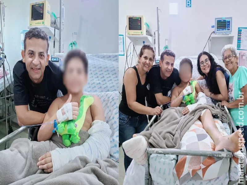 Adolescente sobrevivente de acidente que matou mãe e irmãos em Sidrolândia recebe alta Adolescente sobrevivente de acidente que matou mãe e irmãos em Sidrolândia recebe alta