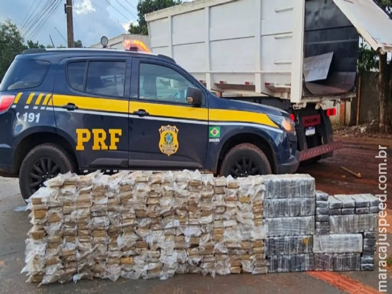 Caminhão com mais de R$ 11 milhões em cocaína é apreendido na BR-262 em Campo Grande