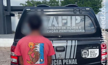 Condenado por roubo é preso pela Polícia Penal em Corumbá Condenado por roubo é preso pela Polícia Penal em Corumbá