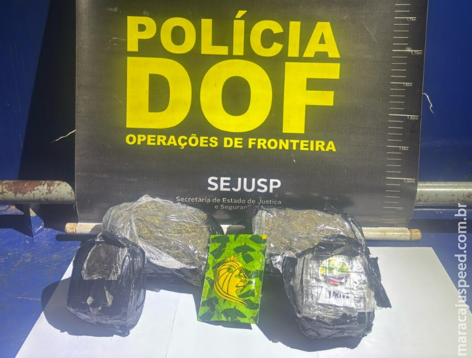 DOF apreende skunk e haxixe que seriam entregues em Campo Grande DOF apreende skunk e haxixe que seriam entregues em Campo Grande