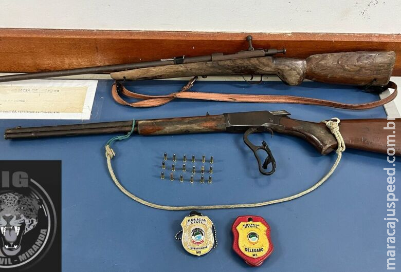 Homem é preso com armas e munições durante cumprimento de mandado em assentamento Homem é preso com armas e munições durante cumprimento de mandado em assentamento