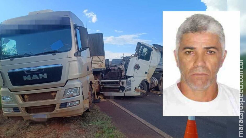 Identificado motorista morto em batida entre carretas na MS-112, em Três Lagoas Identificado motorista morto em batida entre carretas na MS-112, em Três Lagoas