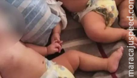 Mãe vai para festa em MS e abandona gêmeas e bebê trancadas em casa Mãe vai para festa em MS e abandona gêmeas e bebê trancadas em casa