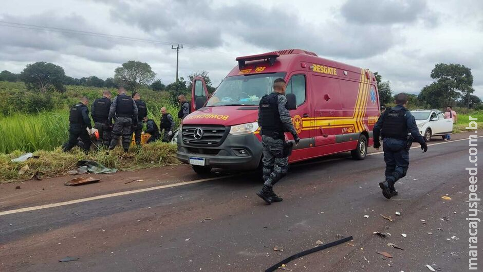 Morre segunda vítima de acidente na BR-267, em Nova Alvorada do Sul Morre segunda vítima de acidente na BR-267, em Nova Alvorada do Sul