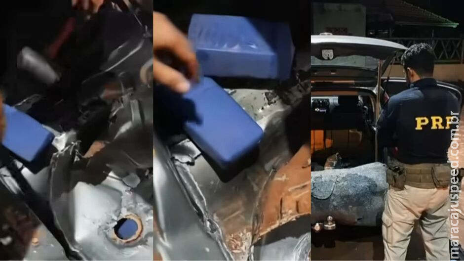 Mulher é presa com cocaína escondida em compartimento oculto em carro na BR-163