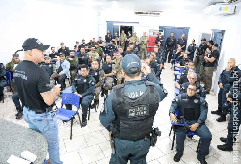 Operação mobiliza forças policiais contra o tráfico de drogas no interior do MS