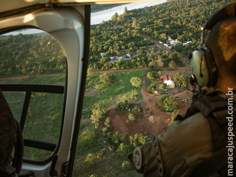 PMMS atua com helicóptero e forças especializadas em ofensiva contra o tráfico