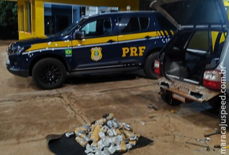 Polícia apreende 42 quilos de haxixe em compartimento de veículo Polícia apreende 42 quilos de haxixe em compartimento de veículo