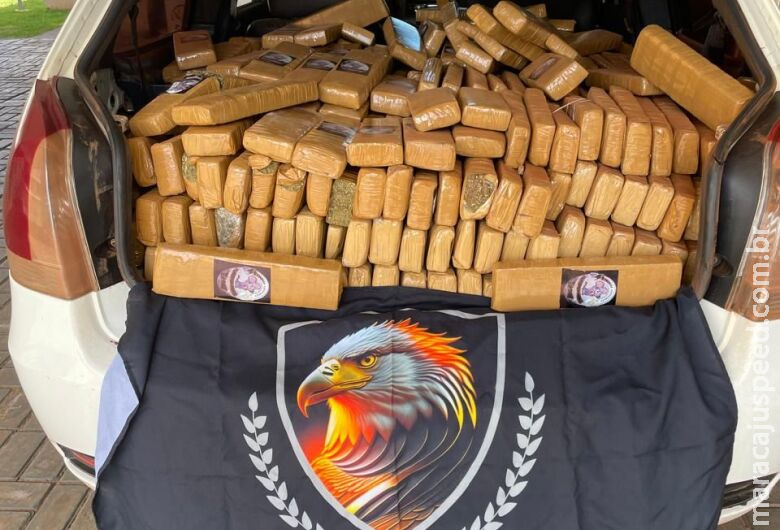 Polícia apreende mais de 700 quilos de maconha em Dourados Polícia apreende mais de 700 quilos de maconha em Dourados