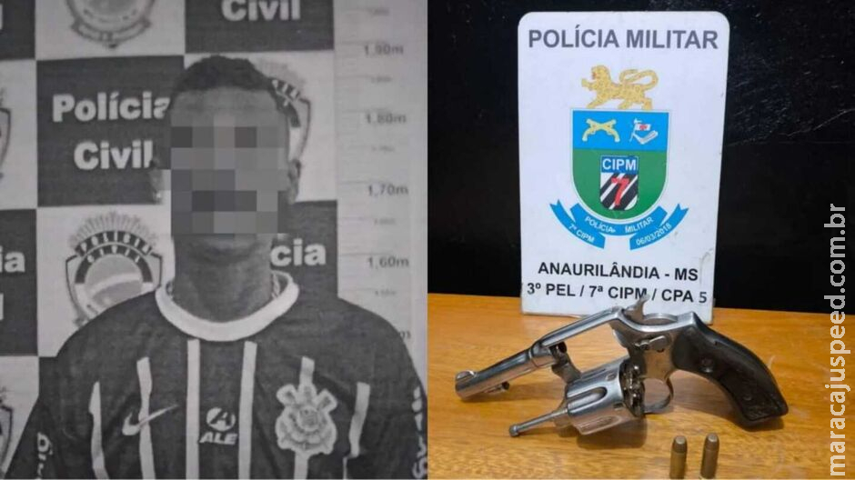 Suspeito é baleado ao entrar em confronto com a PM e depois preso em Anaurilândia Suspeito é baleado ao entrar em confronto com a PM e depois preso em Anaurilândia