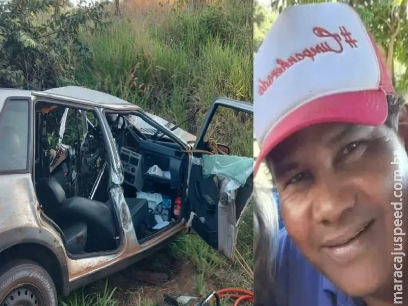 Acidente entre Uno e bitrem canavieira deixa uma pessoa morta na MS-233 Acidente entre Uno e bitrem canavieira deixa uma pessoa morta na MS-233