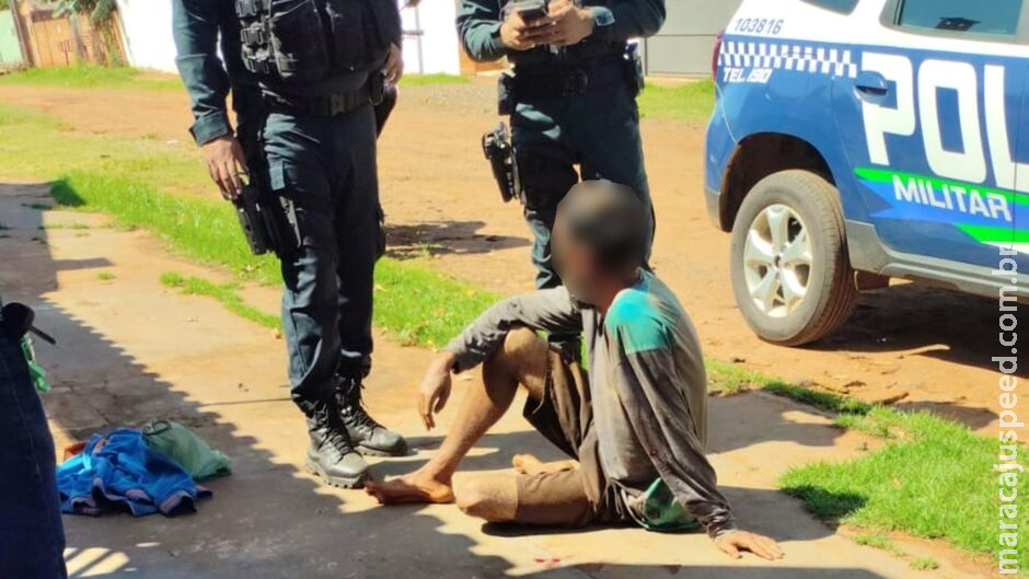 Acusado de estelionato e ameaça é detido por populares em Campo Grande Acusado de estelionato e ameaça é detido por populares em Campo Grande