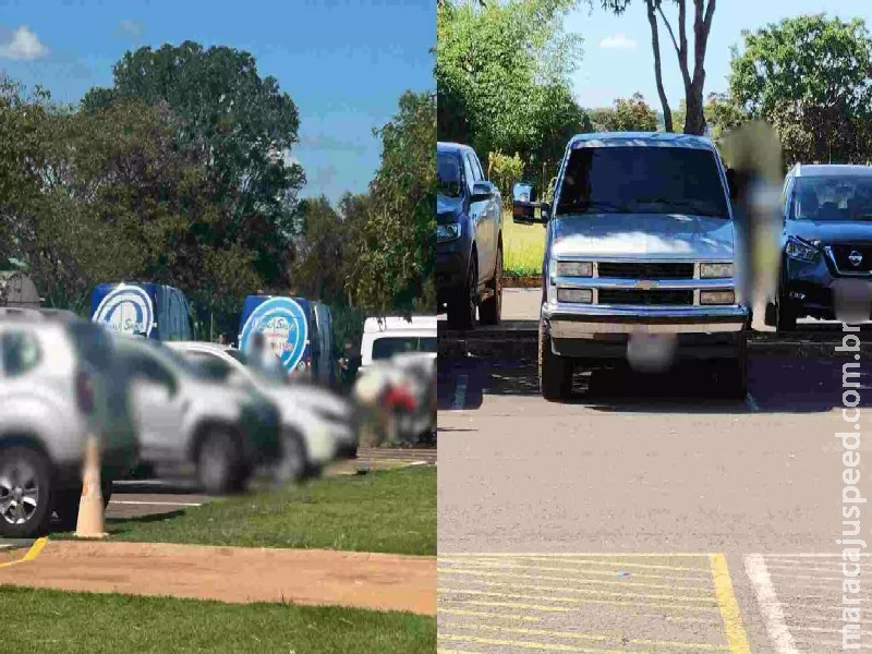 ‘Arrancada’ de caminhonete em universidade de Campo Grande termina com jovem em estado grave ‘Arrancada’ de caminhonete em universidade de Campo Grande termina com jovem em estado grave