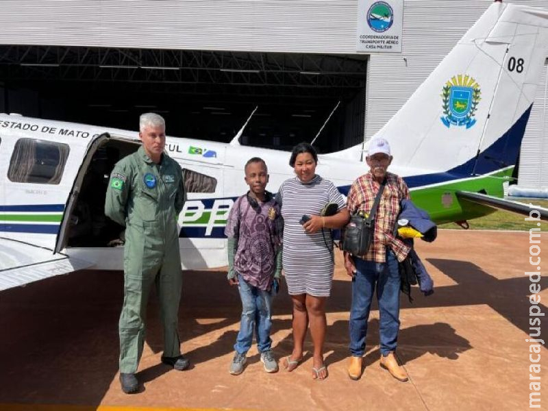 Criança sai de MS para SP em avião do governo para transplante de rim