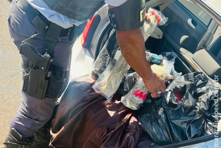 Douradense é pego em SP com R$ 300 mil em cabelo humano Douradense é pego em SP com R$ 300 mil em cabelo humano