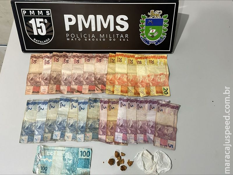 Maracaju: Polícia Militar prende traficante com crack na Vila Juquita Maracaju: Polícia Militar prende traficante com crack na Vila Juquita