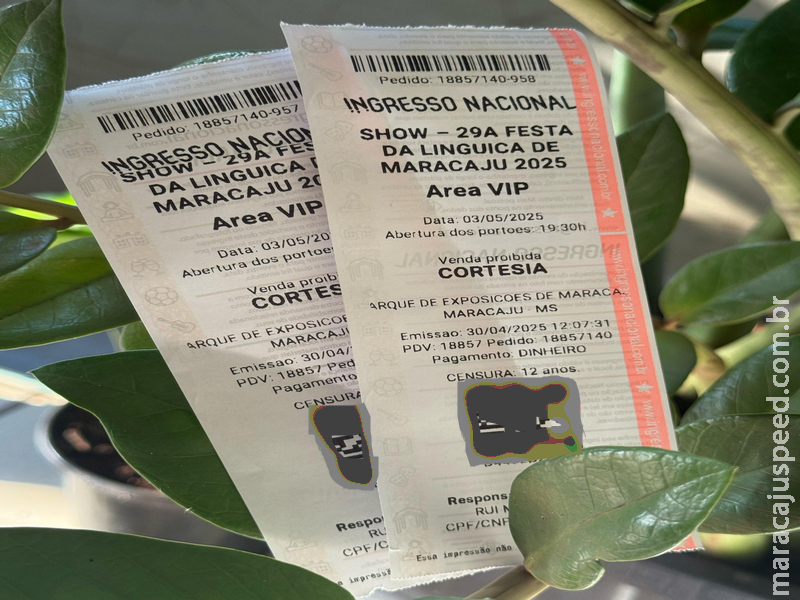 MaracajuSpeed/29ª Festa da Linguiça– Já temos o nome da sortuda(o) que ganhou duas cortesias VIP para apreciar o show Teodoro e Sampaio