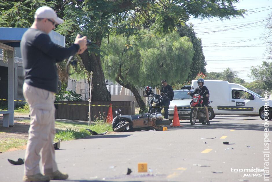 Morre condutora de Biz envolvida em acidente no Tiradentes; filha que estava na garupa perdeu o bebê Morre condutora de Biz envolvida em acidente no Tiradentes; filha que estava na garupa perdeu o bebê