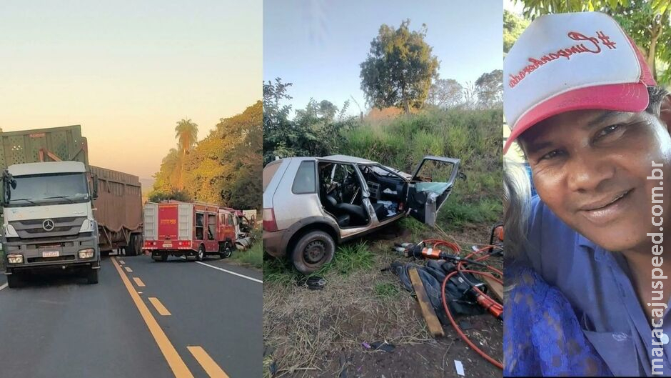 Morre motorista que bateu em carreta na MS-223, em Costa Rica Morre motorista que bateu em carreta na MS-223, em Costa Rica