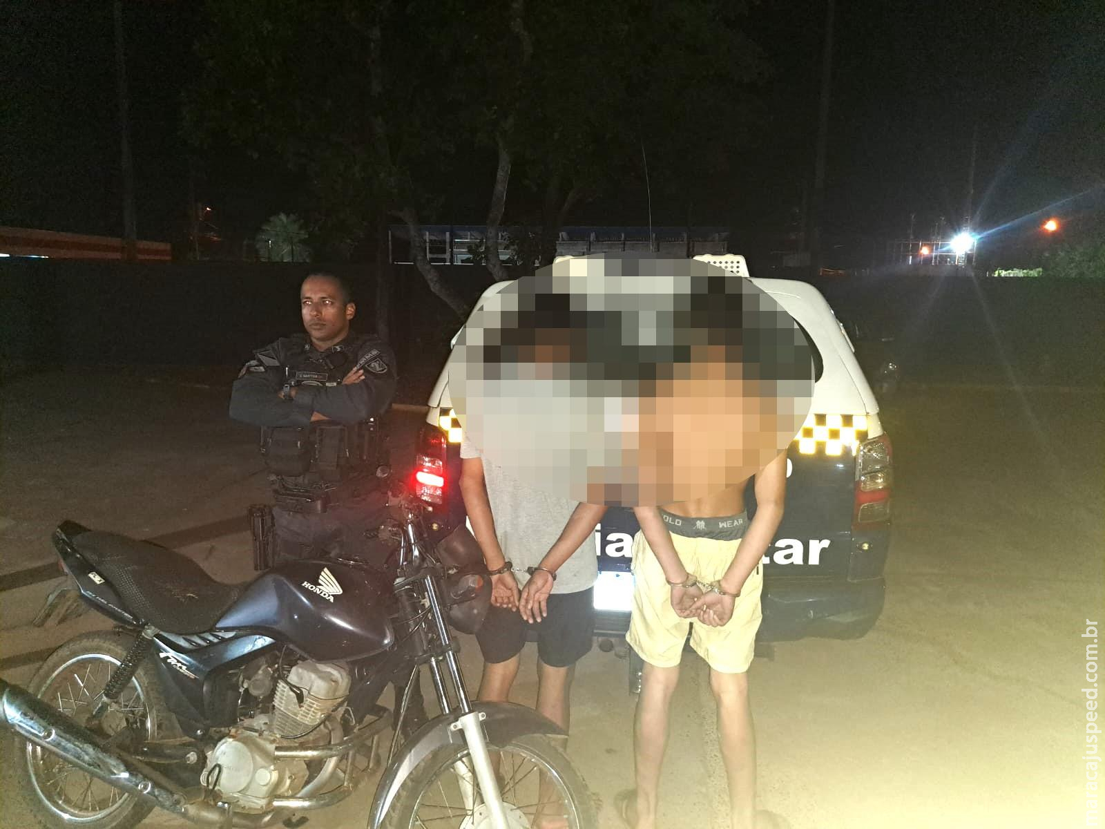 Moto furtada em Ilha Solteira-SP é encontrada na Vila Piloto; Equipe do sargento Fernando e cabo J. Santos recupera veículo e apreende dois menores Moto furtada em Ilha Solteira-SP é encontrada na Vila Piloto; Equipe do sargento Fernando e cabo J. Santos recupera veículo e apreende dois menores