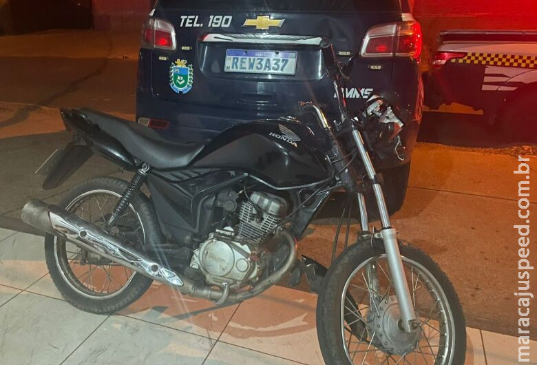Motocicleta furtada é recuperada e receptador apreendido Motocicleta furtada é recuperada e receptador apreendido