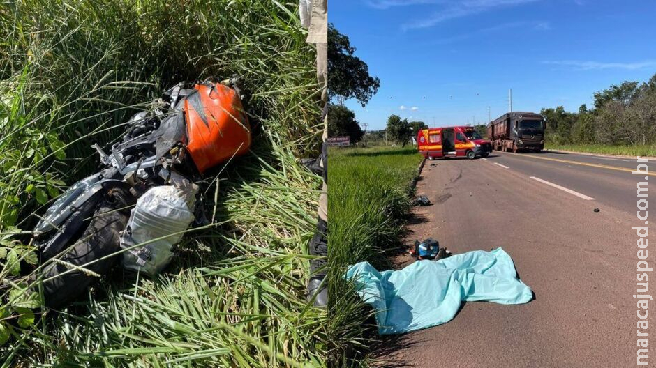 Motociclista morre em acidente grave na BR-262, em Ribas do Rio Pardo Motociclista morre em acidente grave na BR-262, em Ribas do Rio Pardo