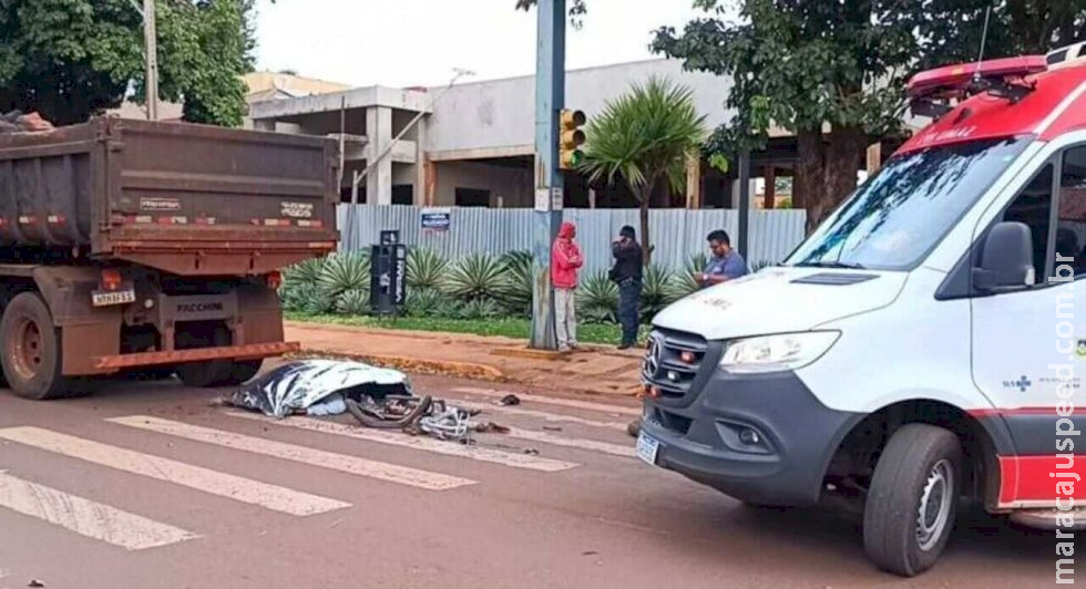 Motorista de caminhão que atropelou e matou ciclista em Dourados disse que ouviu gritos Motorista de caminhão que atropelou e matou ciclista em Dourados disse que ouviu gritos